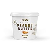Mantequilla de Cacahuete de HSN | 1000 g | Textura Suave y Cremosa | Peanut Butter Smooth | 100% Natural Vegano | Libre de GMO | No Aceite de Palma, No Azucares ni Sal Añadidos