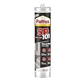 Pattex SP101 Original, Adhesivo Sellador para Interiores y Exteriores, Polímero Sellador Blanco Multimaterial, Sellador de Juntas en Cartucho, 1 x 280 ml