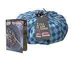 Wonderbag. 10 litros tamaño Mediano polialgodón Goma para portátil Lento Cocina/Wonder Tradicional Bolsa con Libro de Cocina, Azul/Azul Marino/Azul
