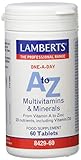 Lamberts A-z Multi - Tabletas, One size, Vanilla, 60 Unidad