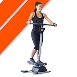 Bonplus BP | Stepper Fitness Cardio Twister. Ejercita Glúteos, Piernas, Cintura, Abdominales y Brazos. Pantalla Digital de Control.