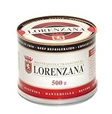 Mantequilla asturiana tradicional LORENZANA sin sal.(varios formatos).Envío GRATIS 24h. (Lata de 500gr, 1 Unidad)