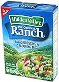 HIDDEN VALLEY THE ORIGINAL RANCH SALAD DRESSING AND SEASONING MIX 1 x 4 PACK ENVELOPES AMERICAN IMPORT