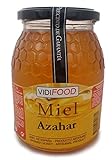 Miel de Azahar - 1kg - Producida en España - Tradicional & 100% pura - Aroma Floral Intenso y Sabor Fuerte y Dulce - Amplia variedad de Deliciosos Sabores
