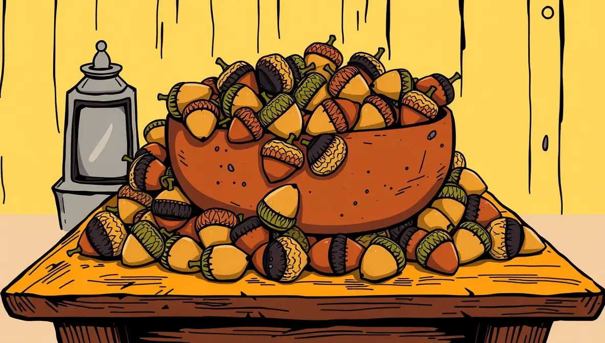 Bellotas: la mejor comida de supervivencia