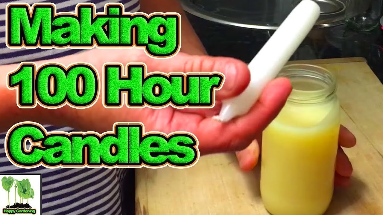 Cómo hacer una vela que dura 100 horas 1