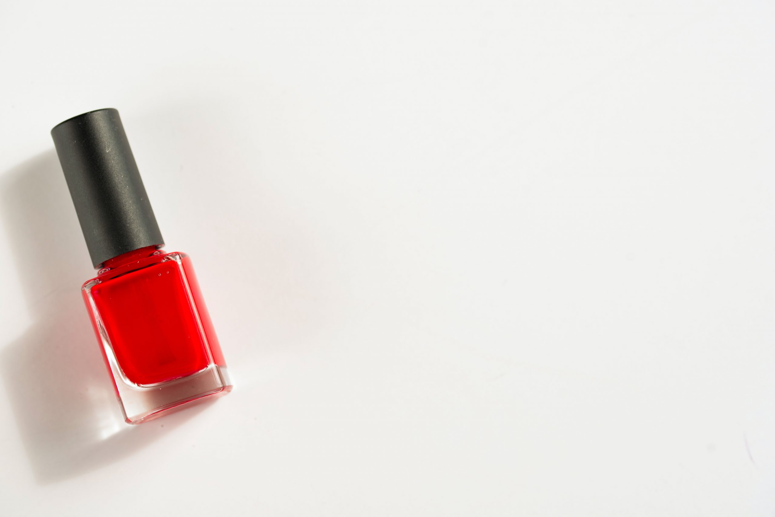 photo of red nail polish